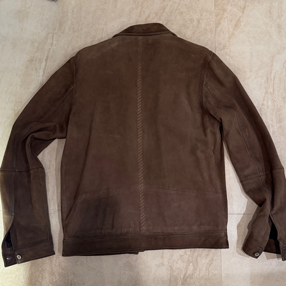 Baldwin Brown Suede Jacket - Picture 3 of 6